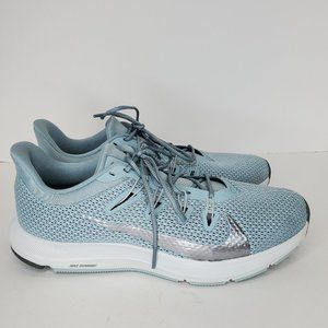 Nike Women's Quest 2 Running Shoes Cool Grey Ocean Blue CI3803-300 Size 11.